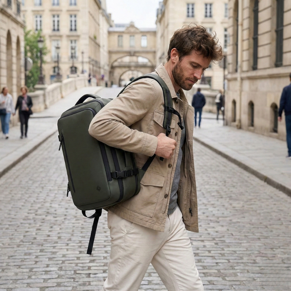 56x45x25 cabin backpack  | Vacuum Compression 35L