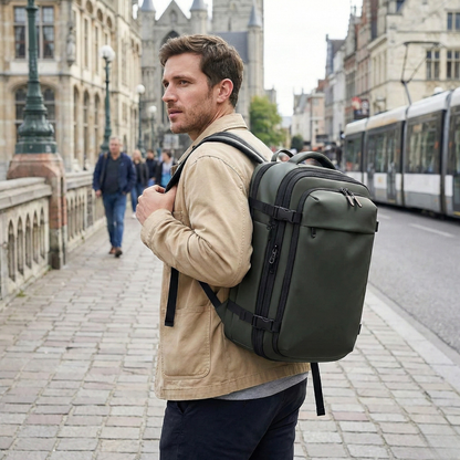 56x45x25 cabin bag lightweight | Vacuum Compression 55L