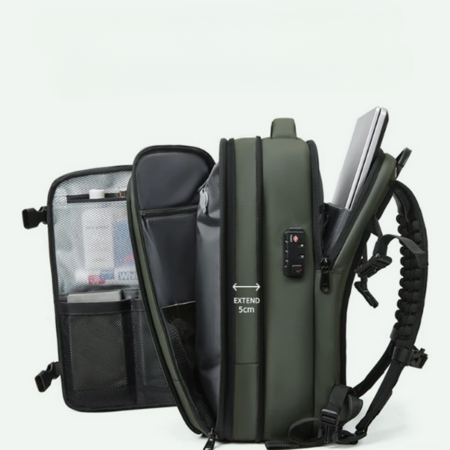 56x45x25 cabin bag lightweight | Vacuum Compression 55L