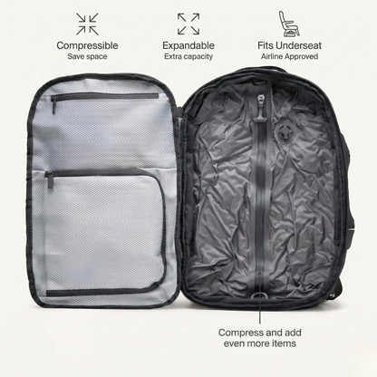 Small cabin bag 55x40x20 | Vacuum Compression 55L