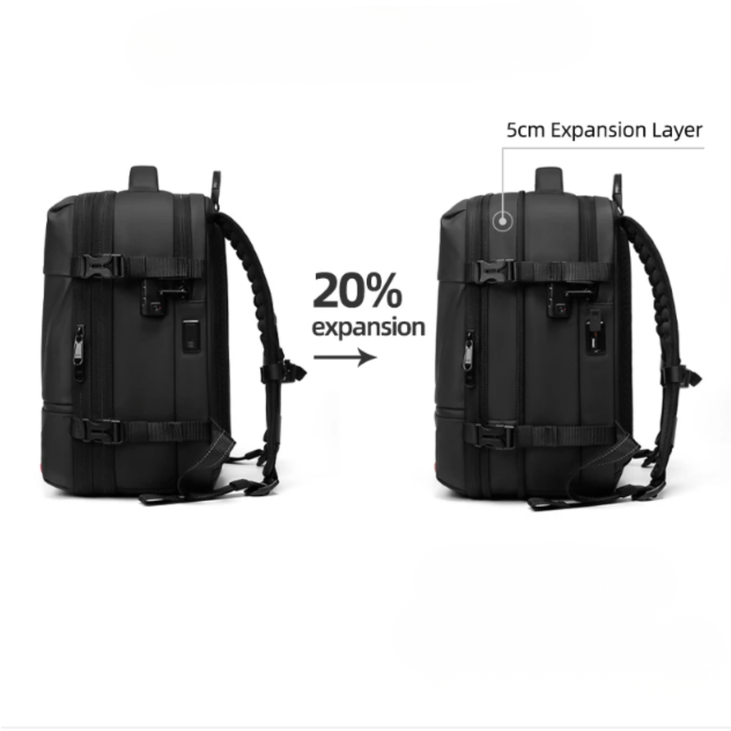 Easyjet approved cabin bag 45x36x20 | Vacuum Compression 40L