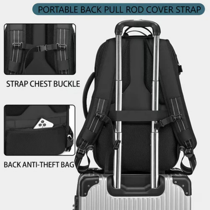 Easyjet cabin bag 45x36x20 with 180° opening  | Vacuum Compression 45L