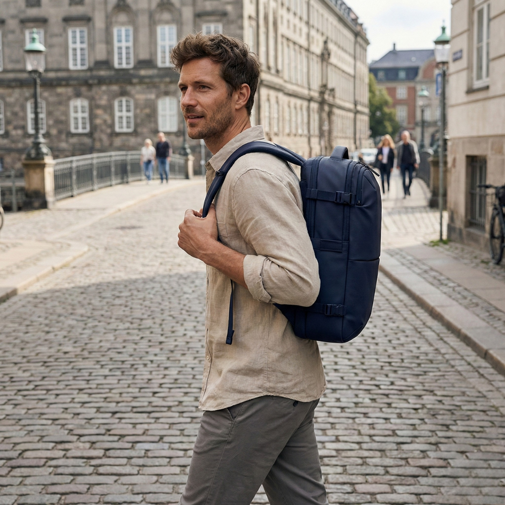 Easyjet cabin bag 45x36x20 with padded shoulder straps  | Vacuum Compression 45L