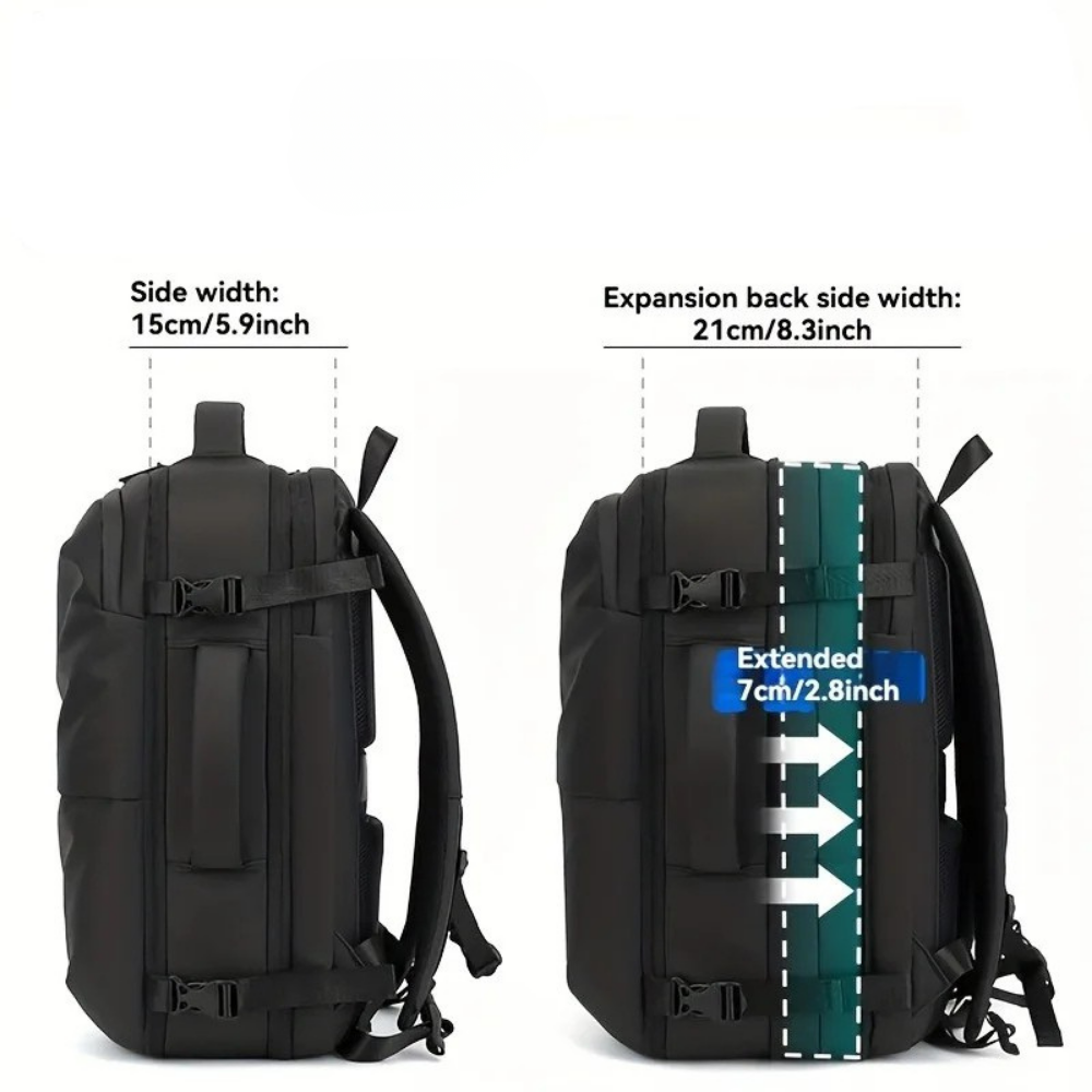 Easyjet cabin bag 45x36x20 with padded shoulder straps  | Vacuum Compression 45L