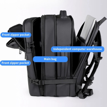 Easyjet cabin bags 45x36x20 with reinforced top handle  | Vacuum Compression 45L