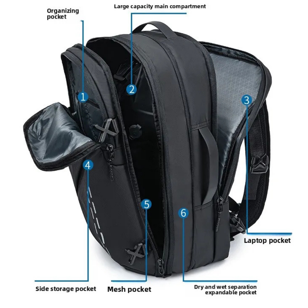 Easyjet cabin bag size 56x45x25 | Vacuum Compression 39L