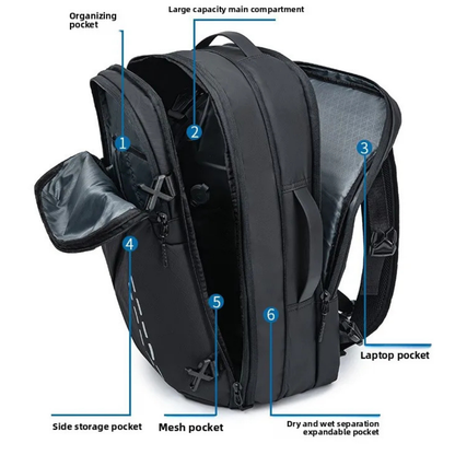 Easyjet cabin bag size 56x45x25 | Vacuum Compression 39L