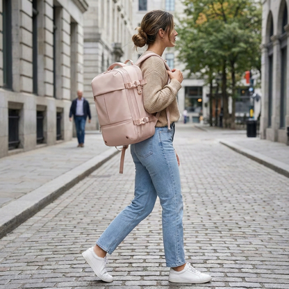 Pink easyjet cabin bag 45x36x20 | Vacuum Compression 40L