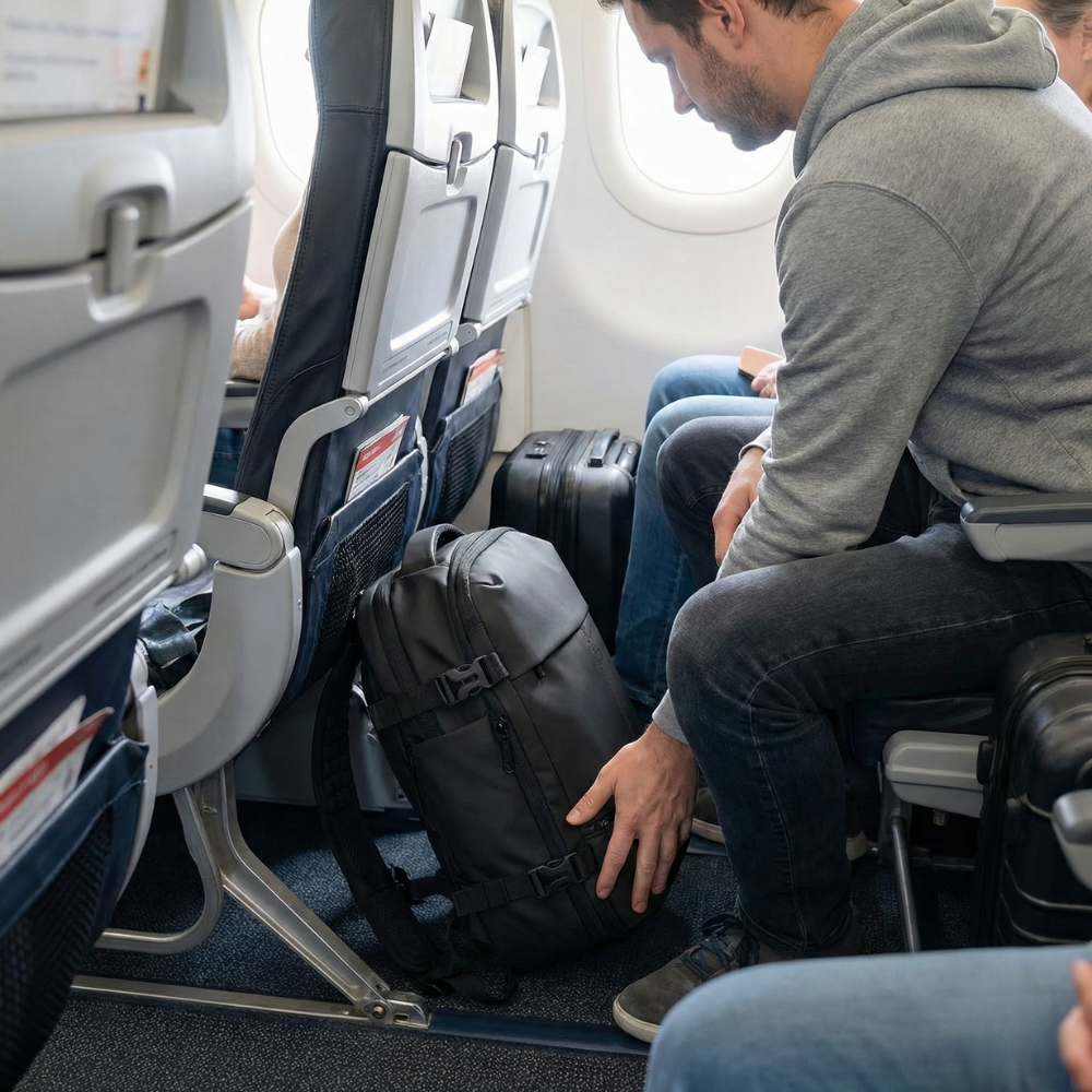 Ryanair cabin bag 55x40x20 | Vacuum Compression 55L