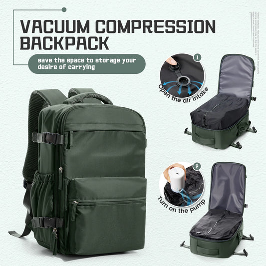 Ryanair cabin  backpack  with vacuum compression 35L
