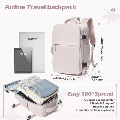 40x20x25 underseat cabin backpack for women