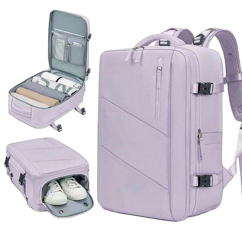 Easyjet cabin bag 45x36x20 – 180° opening waterproof cabin backpack