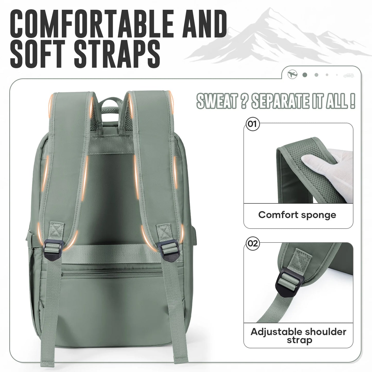 Easyjet cabin bag with reinforced stitching