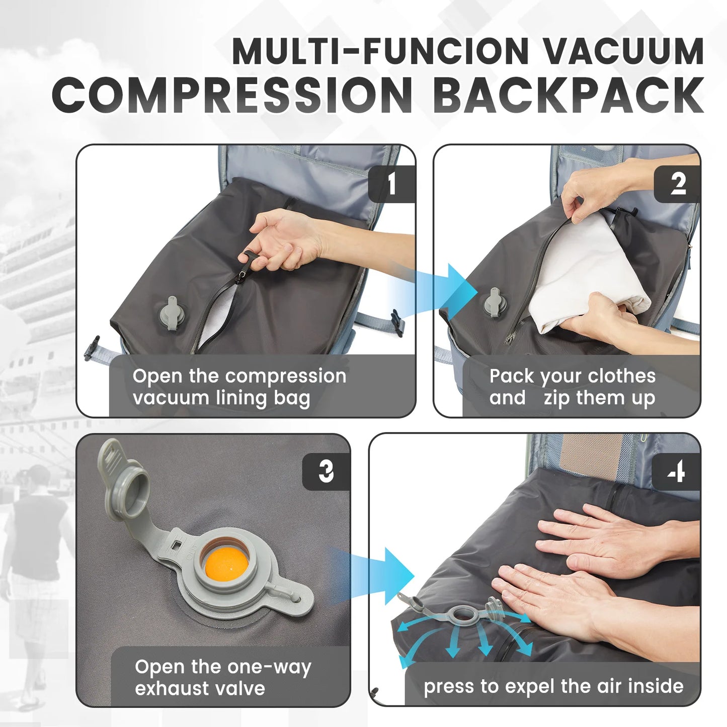 Ryan air cabin bag with front organiser pocket