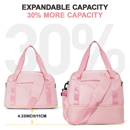 40x20x25 expandable duffel cabin bag for women