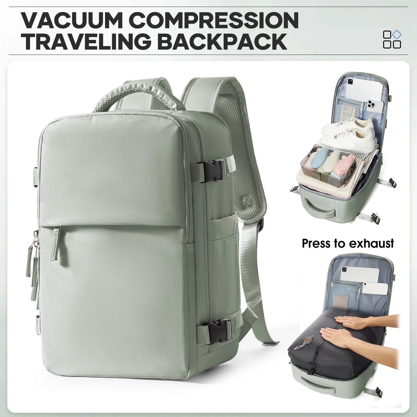 40x20x25 Underseat cabin backpack