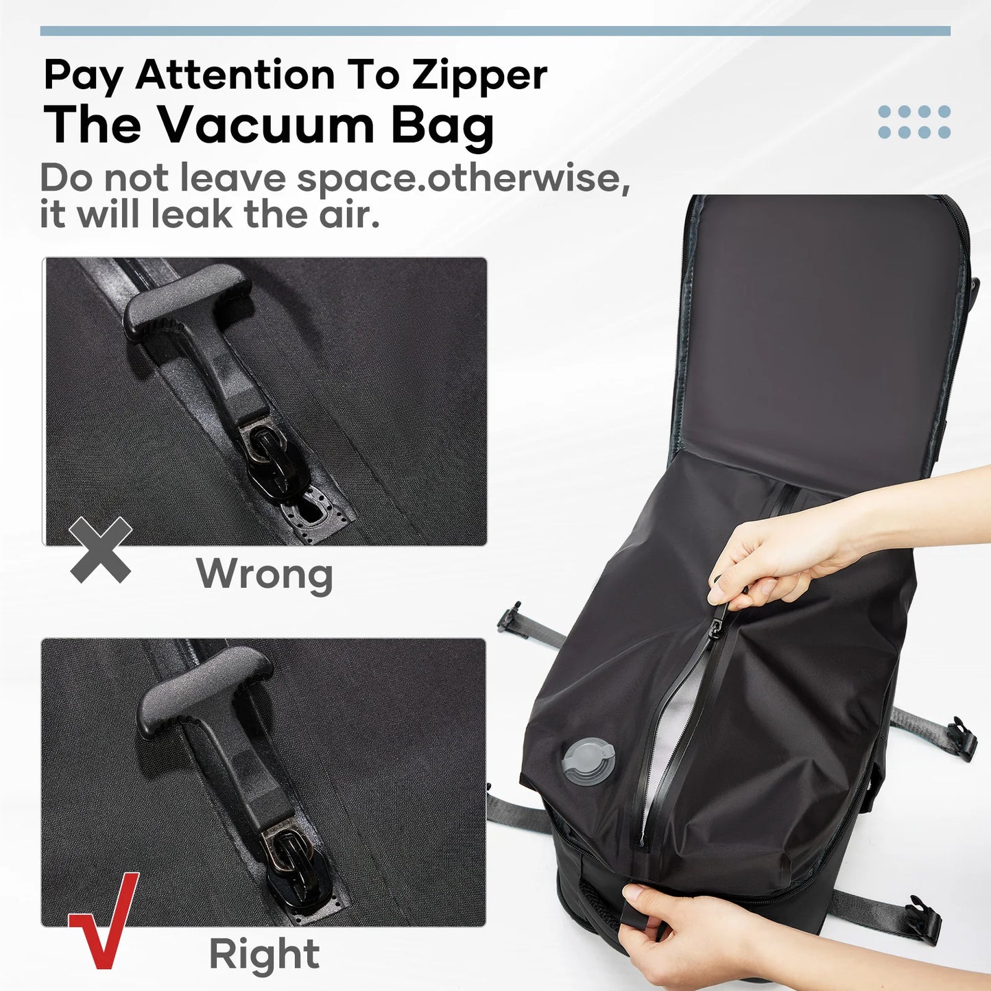 Ryanair cabin  backpack  with vacuum compression 35L