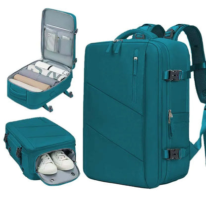 Easyjet cabin bag 45x36x20 – 180° opening waterproof cabin backpack