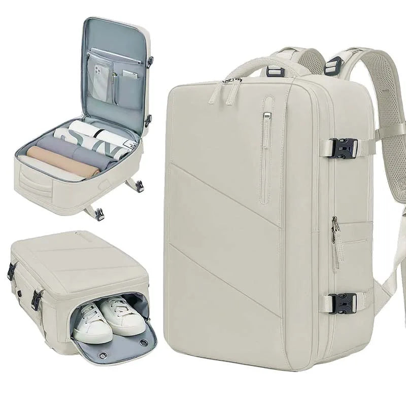 Easyjet cabin bag 45x36x20 – 180° opening waterproof cabin backpack