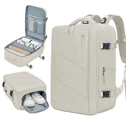 Easyjet cabin bag 45x36x20 – 180° opening waterproof cabin backpack