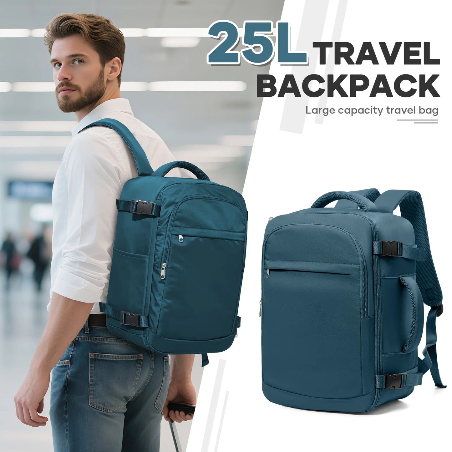 Ryanair cabin bag 40x20x25 backpack