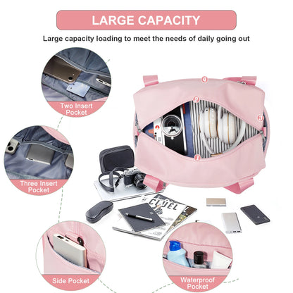 40x20x25 expandable duffel cabin bag for women