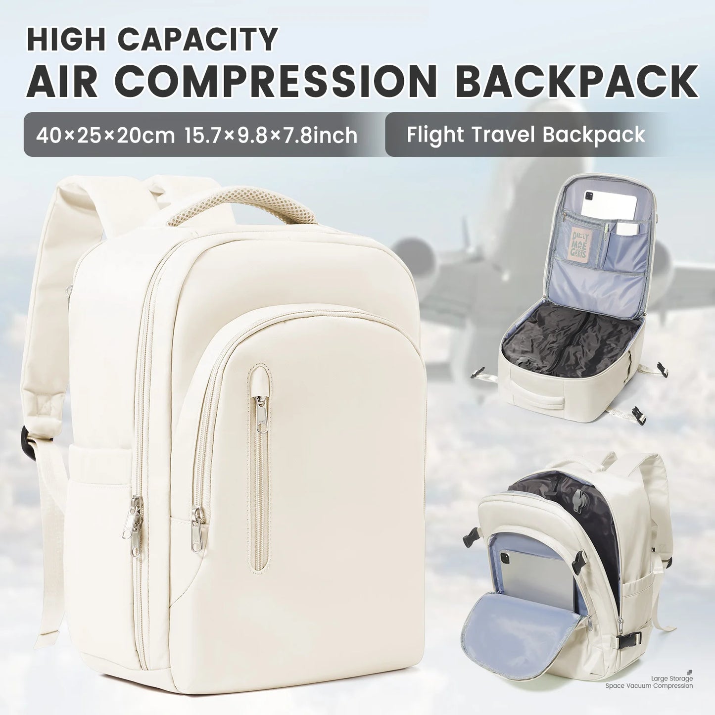 Ryan air cabin bag with front organiser pocket